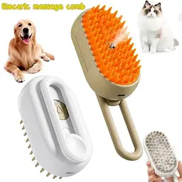 Парова силіконова щітка-гребінець для тварин Steamy Cat Brush 3в1 - мініатюра 6