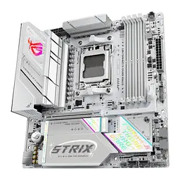 Материнcька плата ROG STRIX B850-G GAMING WIFI sAM5 B850 4xDDR5 M.2 HDMI DP WiFi BT mATX білий Asus teh0019083 - мініатюра 7