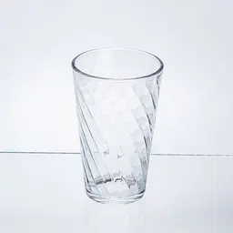 Набір склянок для напоїв Yiwu Crystal Spiral 3 штуки по 470 мл для лимонадів соку води коктейлів склянки скляні для напоїв HP-17-21 - мініатюра 3