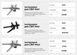 Пластиковий інструмент для професійної системи вирівнювання плитки СВП MINI Polax (1000-232) - мініатюра 3