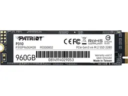 SSD-накопичувач Patriot P310 960 GB (P310P960GM28)