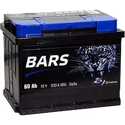 Акумулятор Bars 60Ah (+/-) 530EN 242x175x190 мм