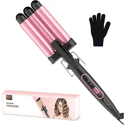 Щипці для завивки волосся BESTOPE MIX Wave Iron з трьома щипцями, 22 мм, 150°C/210°C, для завивки волосся "русалка"