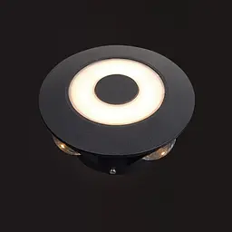 Підсвітка Brille фасадна Коло LED 5W WW IP54 BK (AL-618) - мініатюра 8