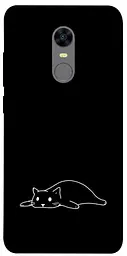 TPU чохол Demsky Lazy cat для Xiaomi Redmi 5 Plus / Redmi Note 5 (Single Camera)