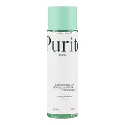 Тонер заспокійливий з азіатською центелою без ефірних олій Centella Unscented Toner PURITO 200 мл