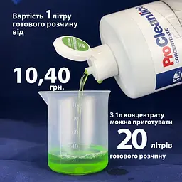 Концентрований мийний засіб для скла і дзеркал (1.05 кг) CL201004 - мініатюра 7