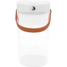Ємність для зберігання МВМ My Home 1.05 л прозора з білим (KP-07 L T/WHITE)