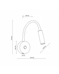 Бра, настінний світильник Tk Lighting 10202 Lagos G9 1x6W IP20 Wh - мініатюра 2