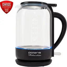 Електрочайник Polaris PWK 17103CGL Water Way Pro чорний (24232) - мініатюра 2