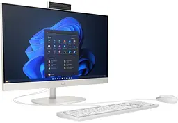Моноблок HP 23.8 240-G10 FHD IPS/Intel i5-1334U/16GB/512SSD/UMA/W11P/White (9M9F9AT) - мініатюра 3