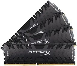 Модуль пам'яті Kingston DDR4 32Gb (4x8) HyperX Predator Black 3200Mhz (HX432C16PB3K4/32) Б/в