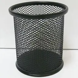 Підставка для ручок, 8х9,8 см, чорна металева Сітка BJ-8021 731167
