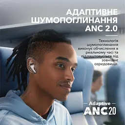 Бездротові Навушники ANKER SoundCore Liberty 4 NC Clear White (A3947G21) білі A3947G21 - мініатюра 10