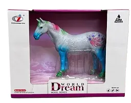 Фігурка коня блакитного, фантазійне забарвлення, Dino Toys
