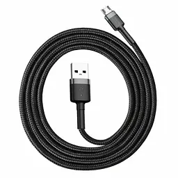 Кабель Baseus Cafule Micro USB 3m (CAMKLF-HG1) Gray/Black [69673] - мініатюра 5