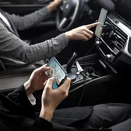 Автомобільний зарядний пристрій Baseus Grain Pro 4.8A 2USB, білий (CCALLP-02) - мініатюра 8