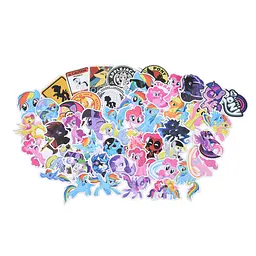 Дитячий набір наліпок My Little Pony Bambi YG0435-4, в упаковці 50 шт