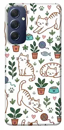 TPU чохол Demsky Cats pattern для Samsung Galaxy M54 5G