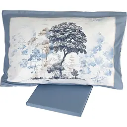 Наволочка МВМ My Home Магія лісу 70x50 см синьо-біла (BL-P-01 BLUE/WHITE)