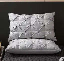 Подушка тісто з поліефірного волокна Hotel pillow 19536 50х70 см сіра - мініатюра 4