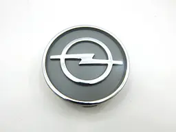 Ковпачки на литі диски Opel 60х55 мм об'ємний логотип Сірі 4 шт - мініатюра 3