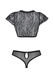 Комплект Passion LEAFA BIKINI black S/M - миниатюра 4