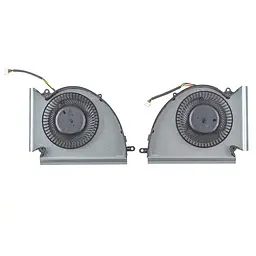 Вентилятори для MSI GP76 GE76 WE76 MS-17K2 MS-17K3 MS-17K4, (12V CPU+GPU 4pin вентилятори, Аналог) - мініатюра 2