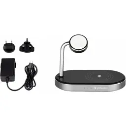 Зарядний пристрій Verbatim 3in1 Apple Watch and iPhone Charging Stand (49556) - мініатюра 6