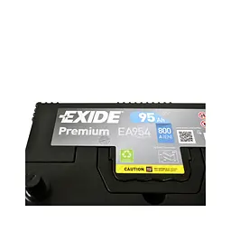 Акумулятор автомобільний EXIDE PREMIUM 95A (EA954) - мініатюра 2