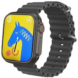 Сенсорний смарт-годинник Smart T900 Ultra Black (16072-hbr) - мініатюра 3