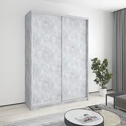 Шафа-купе дводверна MebelStar Комбо AL 2ДСП 170x60x240 см Бетон (MBS-4086)