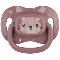 Пустушка Canpol babies Cute Animals силіконова симетрична 18+ міс. рожева (34/926_pin)