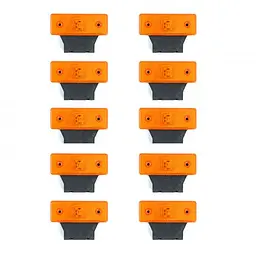 Габарит LED прямокутний 110х4 2 мм/24V/4 діода Помаранчевий 10 шт. (MRT 50)