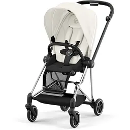 Прогулянкова коляска Cybex Mios 4.0 Off White шасі Chrome Black