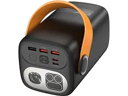 Зовнішній акумулятор (павербанк) Hoco DB160 Astrum 60000mAh Black - мініатюра 4
