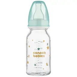 Пляшечка Canpol babies  скляна 120 мл з малюнком (42/202)