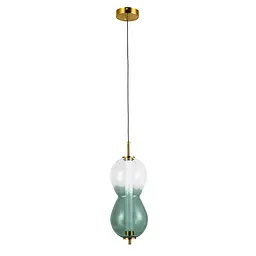 Світильник підвісний LED Levistella 800P3152-1led GGR, 5W, бронзовий метал + скло, три режими світла