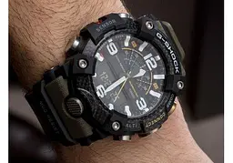Стильні полімерні чоловічі наручні годинники Casio оригінал Японія G-Shock GG-B100-1A3ER з полімерним ремінцем - мініатюра 2