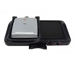 Електричний гриль 1600 Вт DSP KB 1050 чорний (KB 1050_1749) - мініатюра 4