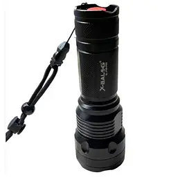 Ліхтар ручний X-Balog BL-P09-P50 zoom +18650 + microUSB + 5 режимів - мініатюра 6