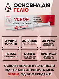 Комплект від тарганів для 3-кімнатної квартири Venom cуспензія+3 гелі - мініатюра 3
