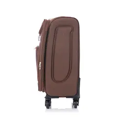 Валіза Semi Line 20 дюймів (S) дюймів (S) 47+5 л коричневий T5960-1 58x37x25.5 см ручна поклажа розширювач - мініатюра 4