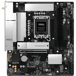AsRock B860M ROCK WIFI (1851/B860, 2*DDR5, 2*PCIex16, HDMI/DP, 4xSATA, 2xM.2, 2.5Glan, 7.1ch, mATX) - мініатюра 5