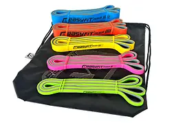 Набір двошарових гумок для підтягування Premium 2-63 кг (5 шт) EasyFit fit0024854 - мініатюра 3