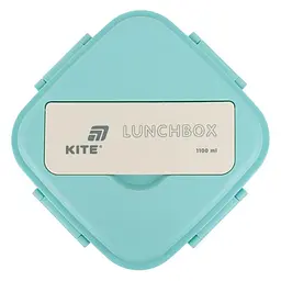 Ланчбокс Kite з розділювачем м'ятно-бежевий 1100 мл (K26-186-2) - мініатюра 4