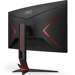 Монітор AOC TFT 27`C27G2Z3/BK, VA, 280Гц, 0,5ms, вигнутий, HDMIx2, DP, HAS, чорний з червоним - мініатюра 5
