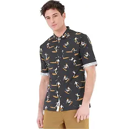 Сорочка Picture Organic MC Manatee Black/Gold Coast M (1012-MTS612BM)