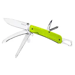 Багатофункціональний ніж Ruike Trekker LD43, (8.5 см) 12C27 / G10 зелений, 15 інстр. - мініатюра 2