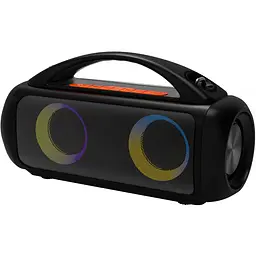 Акустична система 1.0 Media-Tech 60W, Bluetooth/AUX/microSD/MP3/USB/TWS/КАРАОКЕ/RGB,чорна - мініатюра 2